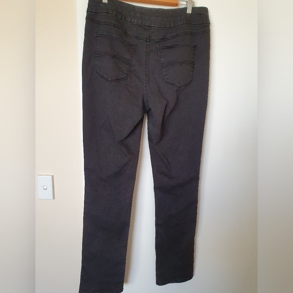 Just Jeans Black Fit Enhancer Jeans Size 16 - Picture 2 of 4